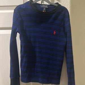 Polo by Ralph Lauren Kids Blue Striped Shirt